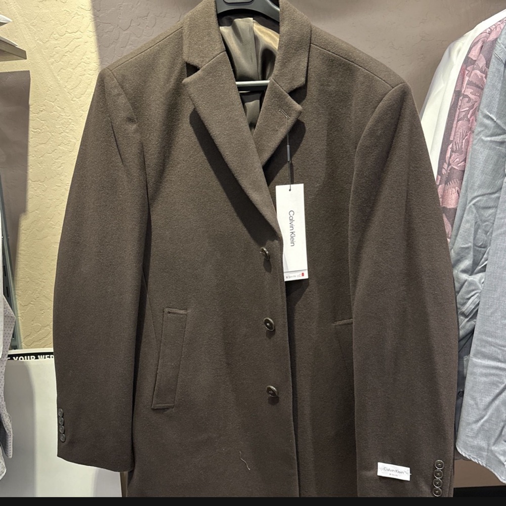 Calvin Klein Olive TopCoat
